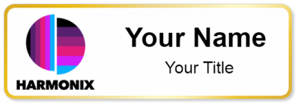 Custom name badges for Harmonix