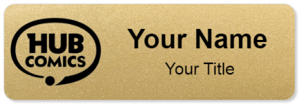 Custom name badges for Hub Comics