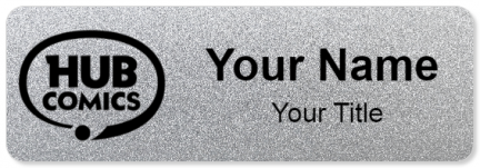 Custom name badges for Hub Comics