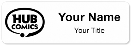 Custom name badges for Hub Comics