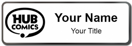 Custom name badges for Hub Comics