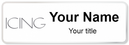 Custom name badges for Icing