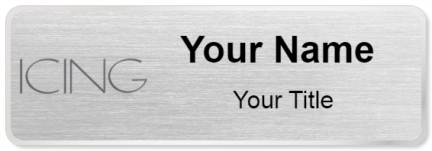 Custom name badges for Icing