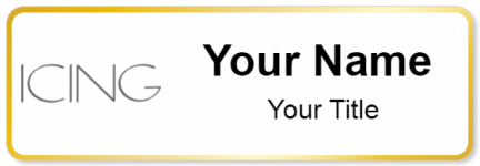 Custom name badges for Icing