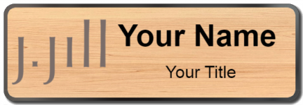 Custom name badges for J Jill