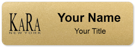 Custom name badges for KaRa New York