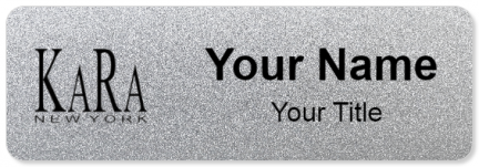 Custom name badges for KaRa New York