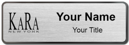 Custom name badges for KaRa New York