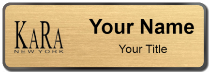 Custom name badges for KaRa New York