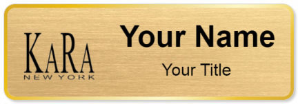 Custom name badges for KaRa New York