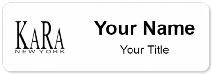 Custom name badges for KaRa New York