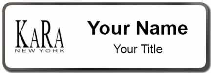 Custom name badges for KaRa New York