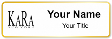 Custom name badges for KaRa New York