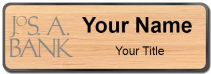 Custom name badges for JoS A Bank