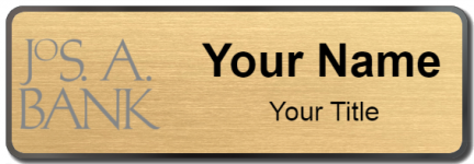 Custom name badges for JoS A Bank