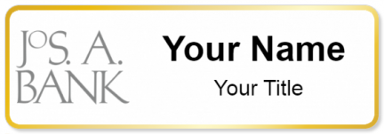 Custom name badges for JoS A Bank