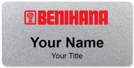 Custom name badges for Benihana