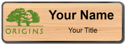 Custom name badges for Origins