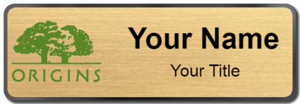Custom name badges for Origins