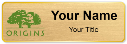 Custom name badges for Origins