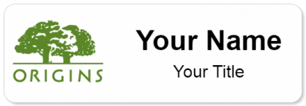 Custom name badges for Origins