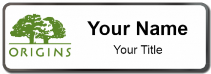 Custom name badges for Origins