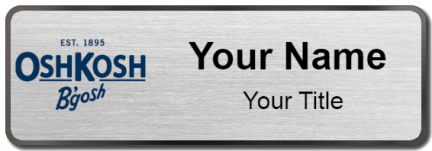 Custom name badges for OshKosh Bgosh