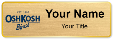 Custom name badges for OshKosh Bgosh