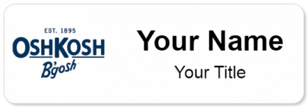 Custom name badges for OshKosh Bgosh