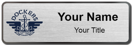 Custom name badges for Dockers