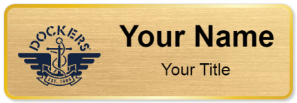 Custom name badges for Dockers