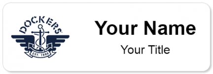 Custom name badges for Dockers