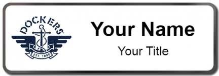Custom name badges for Dockers