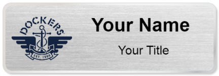 Custom name badges for Dockers