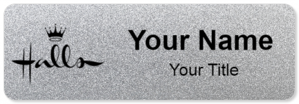 Custom name badges for Halls