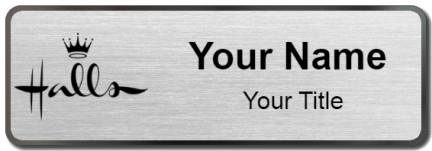 Custom name badges for Halls