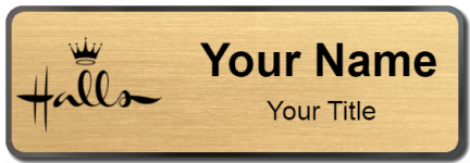 Custom name badges for Halls