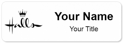 Custom name badges for Halls