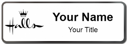 Custom name badges for Halls