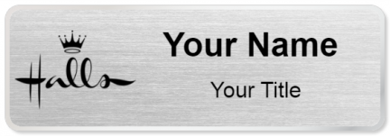 Custom name badges for Halls