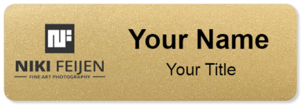 Custom name badges for Niki Feijen Fine Art Photography