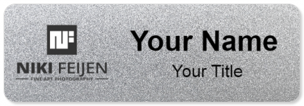 Custom name badges for Niki Feijen Fine Art Photography