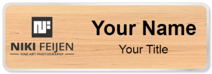 Custom name badges for Niki Feijen Fine Art Photography