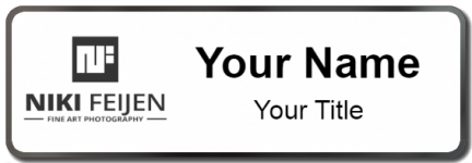 Custom name badges for Niki Feijen Fine Art Photography