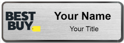 Custom name badges for Best Buy