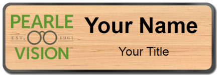 Custom name badges for Pearle Vision