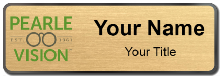 Custom name badges for Pearle Vision