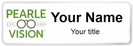 Custom name badges for Pearle Vision