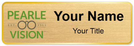 Custom name badges for Pearle Vision
