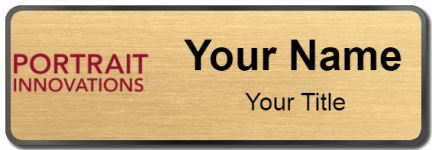 Custom name badges for Portrait Innovations
